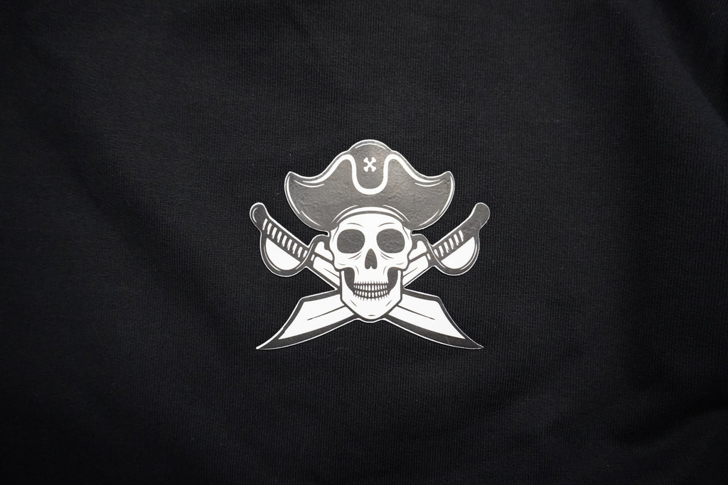 Obsidian Black Pirate Edition Oversized T-Shirt for dark skin